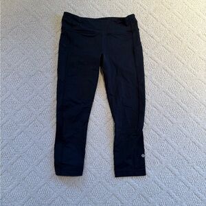 Lululemon Black Cropped Leggings